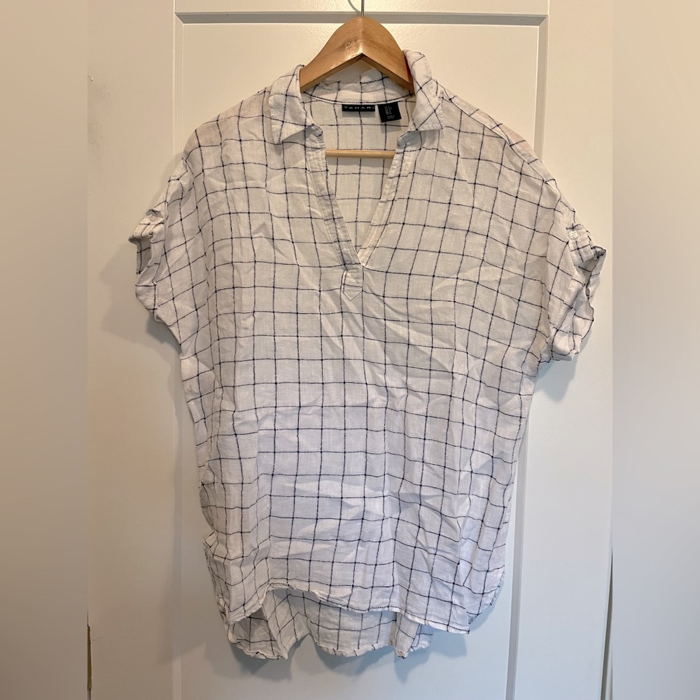 Tahari women’s linen shirt